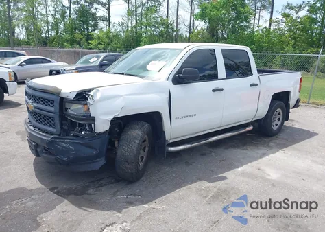 2015 Chevrolet Silverado 1500 Wt из США, поврежденный, VIN 3GCPCPEC7FG455773